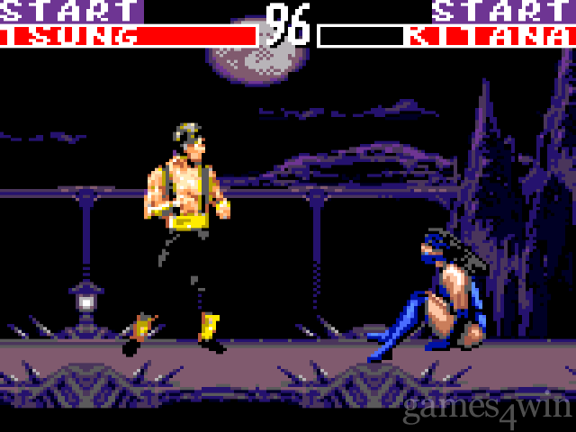 Mortal Kombat 2 sega game gear